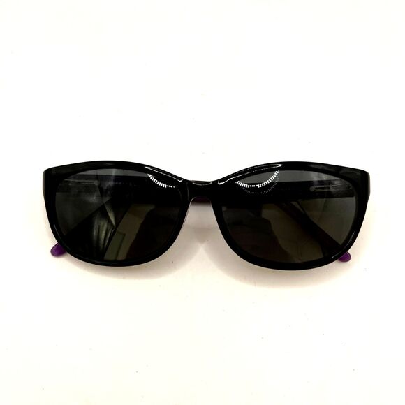 Genevieve Paris Design Eyeglasses Black/Lilac Frames Only Black 54-15-135 - Picture 2 of 6
